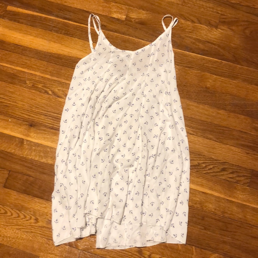 Anchor patterned short dress